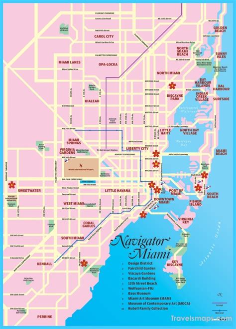 miami area casinos map.